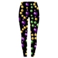 thumbnail image 4 of Lorytime Women Mardi Gras Leggings Patterns Carnival Trousers Butt Lifting Vacation Tights Pants Sports Clothes, 4 of 6