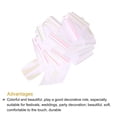 thumbnail image 3 of Uxcell Metallic Large Big Pull Bow Gift Wrapping Bows Ribbon for Wedding Car Presents Christmas Colorful White 24 inch, 3 of 7