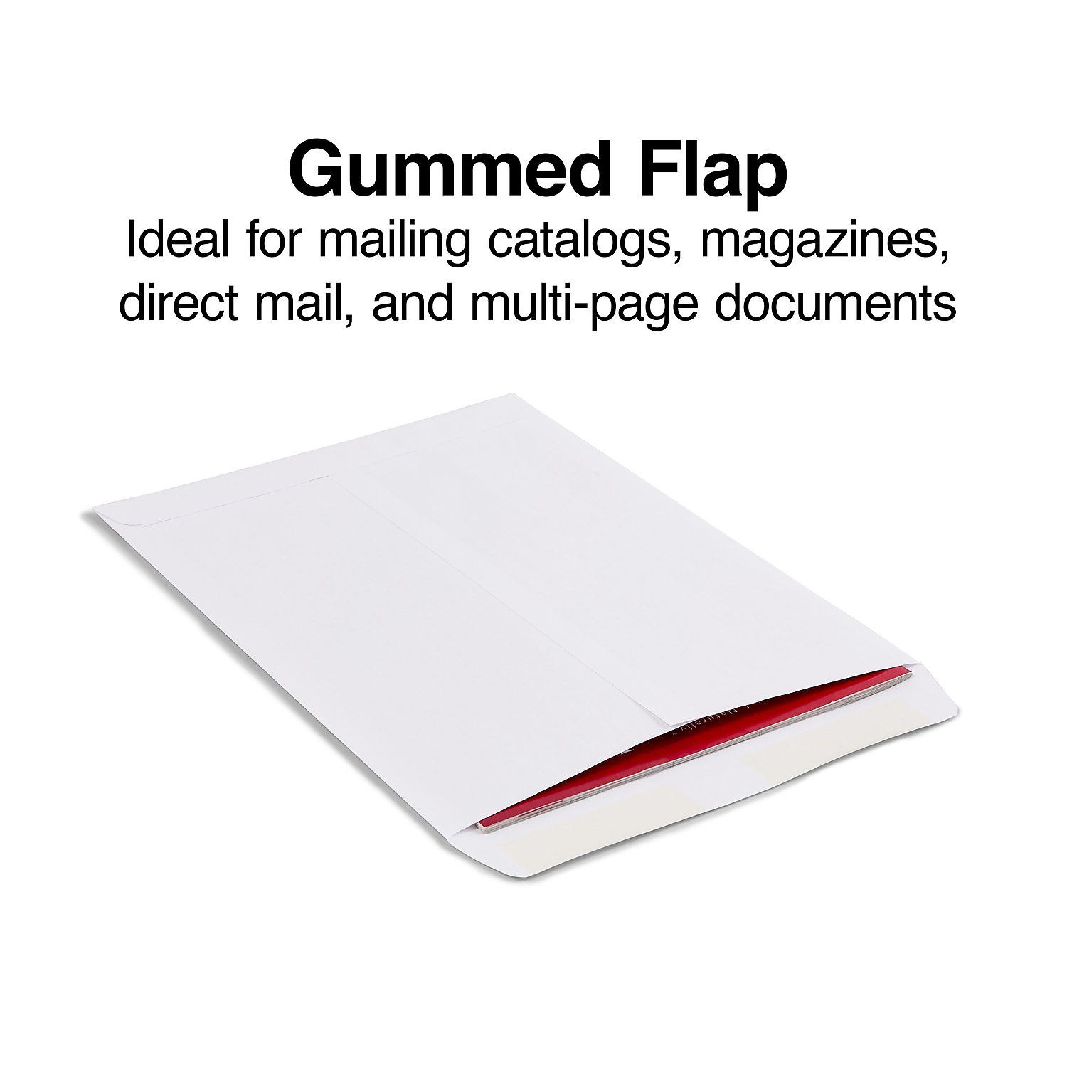 MyOfficeInnovations Gummed Catalog Envelopes 9"L x 12"H White 250/Box (486949R)