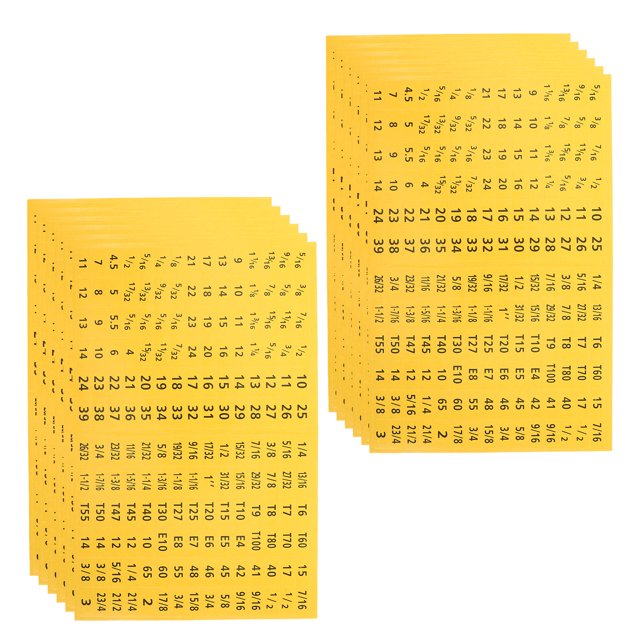 Hytrove Pegatinas Adhesivas Amarillas Para Etiquetas De Tamaño En Y Taller