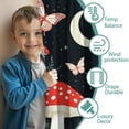 thumbnail image 3 of Blackout Kids Curtains,Mushroom and Butterfly Childrens Insulated Curtains Set Of 2,Bedroom Essentials,Toddler Room Decor 52x84in(132x213cm), 3 of 4