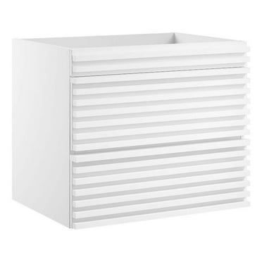 Modway Render 23.5" MDF Wood Wall-Mount Bathroom Vanity Cabinet in White