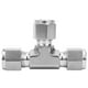 thumbnail image 1 of Conector de virola de compresión Camiseta de diámetro igual Acero inoxidable 316 Forjado SS?600?3Ф3/8, 1 of 8