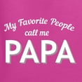 thumbnail image 5 of Wild Bobby My Favorite People Call Me PAPA Father's Day Men Graphic Tee, Fuschia, XX-Large, 5 of 5