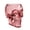 Pink, variant on KGJQ Gothic Skull Wall Vase, Tabletop or Wall Mounted Flower Vase, Translucent Skull Vase for Dark Home Decor, Unique Macabre Aesthetic Gift