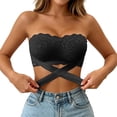 thumbnail image 3 of Push Up Strapless Bras for Women Supportive Bandeau Bra Non Slip Wireless No Underwire Padded Tube Bra, 3 of 9