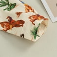 thumbnail image 6 of Okbabeha Toddler Baby Western Clothes Boy Long Sleeve Button Down Shirt Cow Print Blouse Tops Boys Fall Outfits, 6 of 7