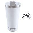 thumbnail image 2 of USB 16Oz Thermal Bluetooth Tumbler Reusable Stainless Steel Double Wall 473ML Insulated Beer Mug with Opener, 2 of 9