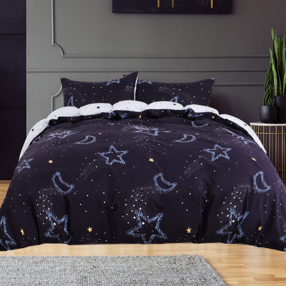 Duvet Cover Sets Cartoon 2pcs Comforter Cover Set for Kids Moon and