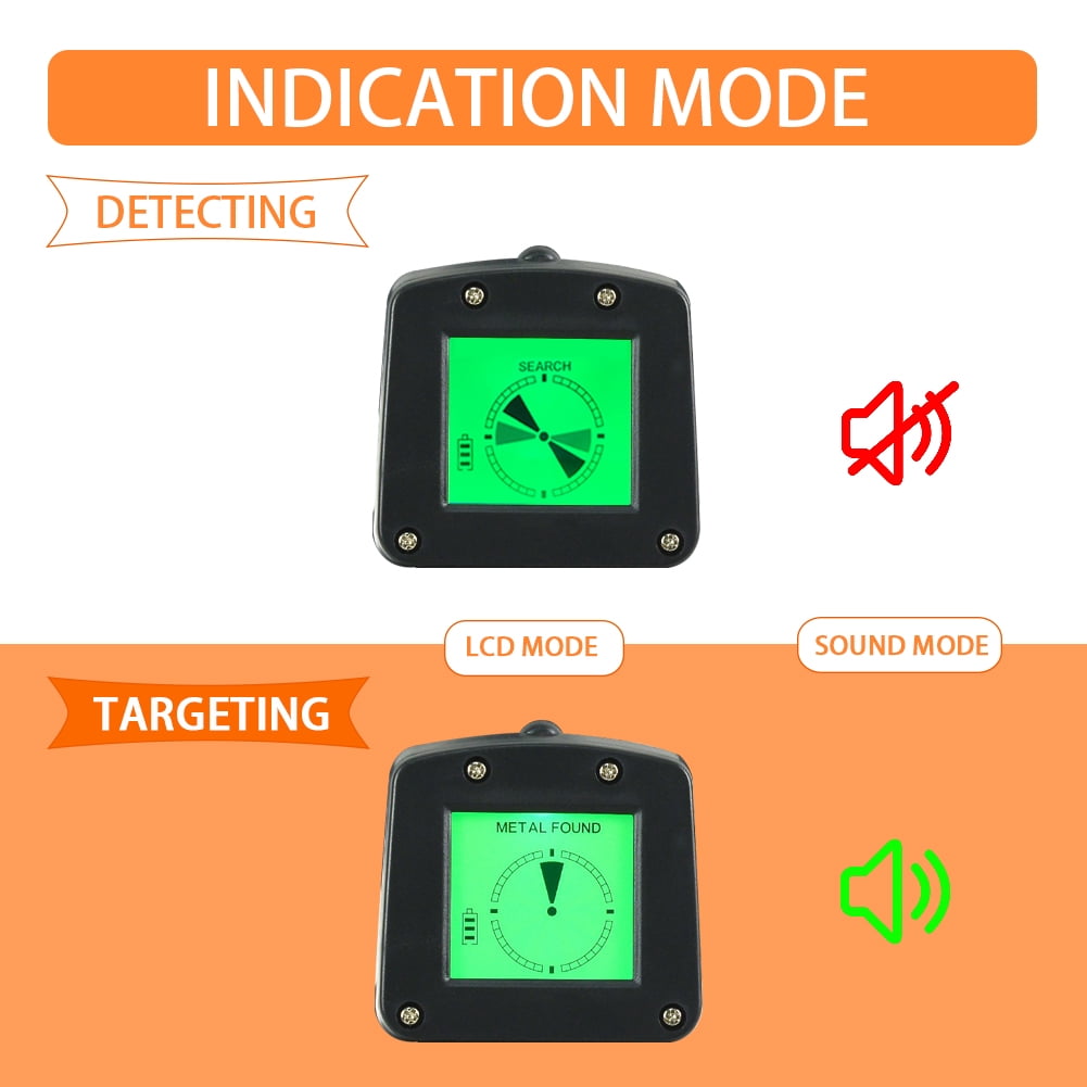 Metal Detector Lightweight Waterproof Treasure Hunter for Kids & Adults, Adjustable 30-42 inch, 6.5" Search Coil, Beach & Shallow Water Use