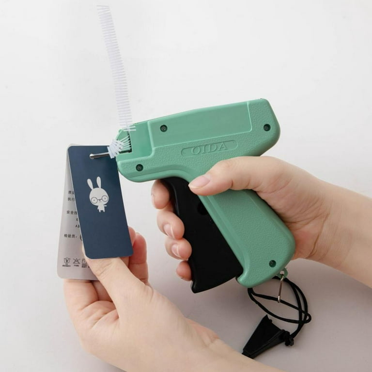 Tagging Gun for Clothing Retail Price Label Gun Standard Tag Attacher Set with 6 Needles and 1000pcs of 25mm Barbs for Store Warehouse Consignment