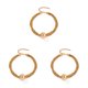 thumbnail image 5 of Collar Minnieouse de mujer Cadena torcida Color Oro Ajustable, 5 of 6
