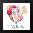 thumbnail image 2 of Loreth, Lanie 15x15 Black Modern Framed Museum Art Print Titled - Mom With Tulip Heart, 2 of 5