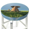 thumbnail image 3 of Fotbe Elephant Dog Stool Covers Round,Waterproof Round Bar Stool Covers Bar Chair Covers Washable Stool Cushion Slipcover for 12-14 Inch Chair-, 3 of 7