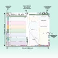 thumbnail image 2 of Magnetic Weekly Meal Planner Notebook for Fridge, Tear-Off Grocery List Magnet Pad with Budget Planner & To Do List, 52-Week Food Journal for Kitchen Organization, 2 of 8