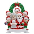 thumbnail image 1 of Decoraciones para árboles de Navidad, colgante de Papá Noel de resina, colgantes para colgar DIY, regalos para miembros de la familia, adornos navideños, 1 of 4