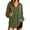 Army Green, variant on Sheghy Hoodies for Women Ladies Daily and Winter Long Sleeved V-neck Drawstring Knitted Loose Fitting Hooded Sweatshirt Hanging Sweatshirt Top Black S