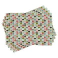 thumbnail image 1 of Ambesonne Colorful Place Mats Set of 4, Retro Fashion Fun, Standard Size, Multicolor, 1 of 6