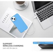 iPhone 13 Case, Phone Case for iPhone 13 Liquid Silicone Soft Gel Rubber Microfiber Lining Cushion Texture Cover Protective- Stone