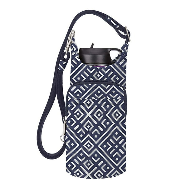 anti theft crossbody bag with water bottle holder
