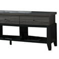 thumbnail image 2 of Wooden Frame TV Stand with 3 Drawers and 3 Open Compartments,Gray and Black, 2 of 3