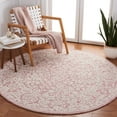 thumbnail image 2 of SAFAVIEH Metro Amias Medallion Area Rug, Pink/Ivory, 6' x 6' Round, 2 of 8