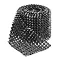 thumbnail image 3 of Uxcell Sew Stitch on Cone Spikes Studs Plastic Flat Back Spike Rivet Punk Trim Ribbon Gray 1 Yard, 3 of 6