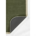 thumbnail image 3 of Novogratz by Momeni Tallulah Solid Color Ivory Border Wool Hand Tufted Area Rug, 8' X 10', Green, 3 of 3