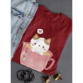 thumbnail image 3 of Kit-Tea T-Shirt Women -Smartprints Designs, Female Medium, 3 of 4