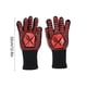 thumbnail image 3 of Un par de guantes de horno resistentes al calor para hornos y microondas, y guantes protectores resistentes a altas temperaturas para manipular ollas y sartenes calientes., 3 of 6