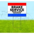 thumbnail image 1 of Brake Service Rotor & Drum Resurface (18" x 24") Yard Sign, Includes Metal Step Stake, 1 of 6