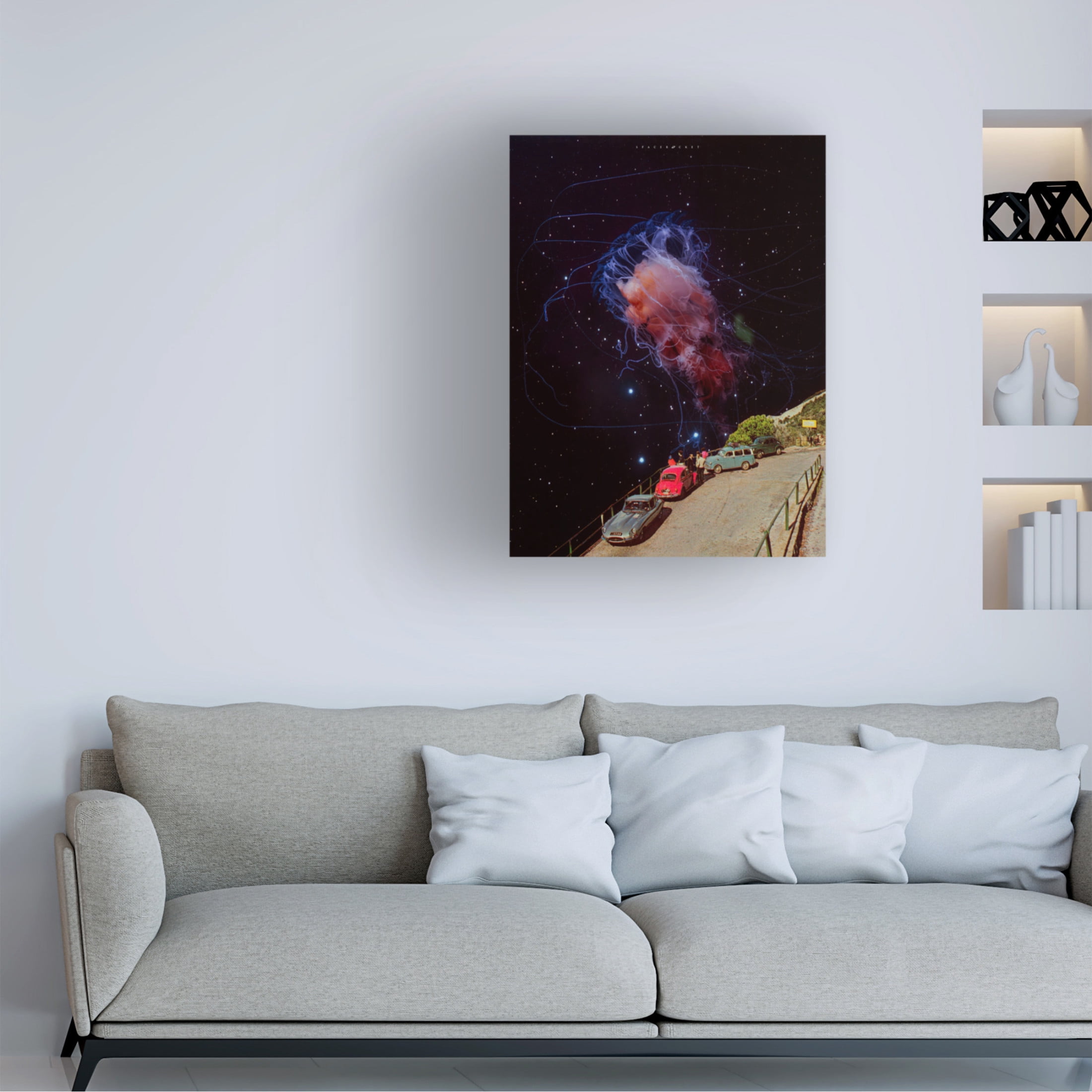 Trademark Fine Art spacerocket art  487 Canvas Wall Art
