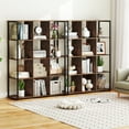 thumbnail image 6 of Costway 12-Cube Bookcase 57" Tall Freestanding Bookshelf Industrial Shelf Display Rack, 6 of 10