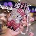 thumbnail image 2 of Funda protectora para iPhone 14, 13 Pro Max, Xs, 8 plus, con diamantes de imitación, 7 dibujos animados, Hello Kitty 11, 6, 12 Fivean unisex, 2 of 2