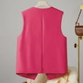 thumbnail image 5 of Suit Vest for Women Sleeveless V Neck Button Down Trendy Summer Fall Work Business Casual Outfits Formal Waistcoat, 5 of 5