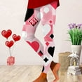 thumbnail image 2 of YUEHUA Women 's Valentine's Day Leggings High Waisted Tummy Control Trendy Valentine's Day Letter Printed Thick Warm Full Length Pants for Spring Snow Valentine's Day Gifts, 2 of 4