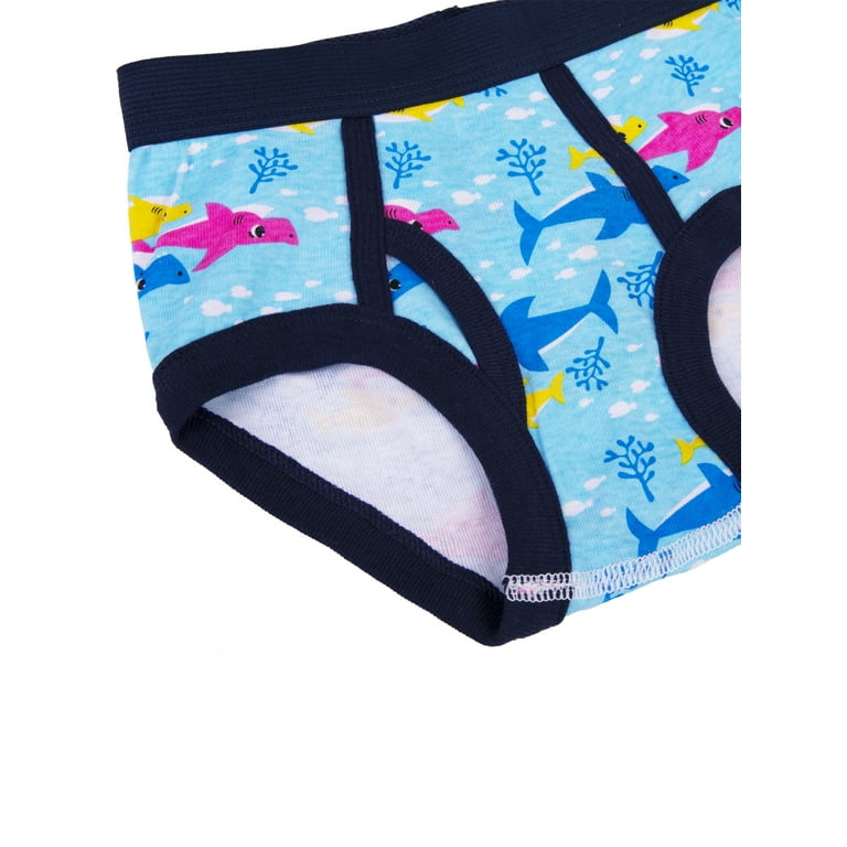 Baby Shark Toddler Boys' Underwear, 6 Pack Sizes 2T-4T 
