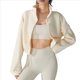 thumbnail image 1 of Chaqueta Corta de para Mujer con Dobladillo con Cordón Albaricoque Cremoso S, 1 of 7