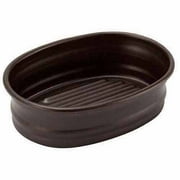 IDESIGN InterDesign Olivia Bar Soap Dish for Bathroom Vanities, Kitchen Sink, Bronze