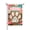 Color 4, variant on Amhnf Welcome Floral Paw Print Garden Flag For Home Outdoor Garden Yard Decor 12x18 inch
