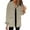 Beige, variant on Aueoeo Jackets for Women Spring Fashion Cute Press Coats Lightweight Zip Up Jackets Dressy Casual Coat With Pockets