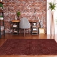 thumbnail image 3 of Linon Home Décor Prisma Area Rug Collection, Red and White, 8' x 10.33', 3 of 3