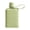 Green, variant on Pink Silicone Sleeve Square Glass Water Bottle, Mini Portable Lidded Travel Flask with Carry Loop for Casual Gift Preparation