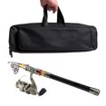 thumbnail image 2 of Fishing Lixada Telescopic Fishing Rod And Reel Combo Full Kit Carbon Fiber Fishing Rod Pole +  Fishing Reel + Fishing Tackle Carrier Bag Case Fishing Gear Set, 2 of 7