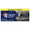 Crest 3D White Advanced Charcoal Whitening Toothpaste, 3.8 oz, 2 Count