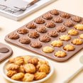 thumbnail image 6 of Macaron Baking Tray 30 Grids | Carbon Steel Non Stick Mold for Macarons Cookies Crackers Biscuits | Durable Easy Clean | Multi Purpose Pan | 11.93x10.04x0.39 in, 6 of 9