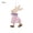 Pink, variant on Easter Bunny Wooden Hanging Decoration Set – Festive Home & Party Decor, Vintage Style, Easy to Hang, Durable Material, Perfect for Holiday Celebrations