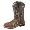 thumbnail image 2 of Smoky Mountain Western Boots Girls Marilyn Pull On Brown Waxed 3845Y, 2 of 7