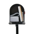 thumbnail image 5 of Gibraltar Mailboxes Mailbox to Go, Medium, Steel, Mailbox and Post Combo, Black, T11KIT0B, 5 of 5