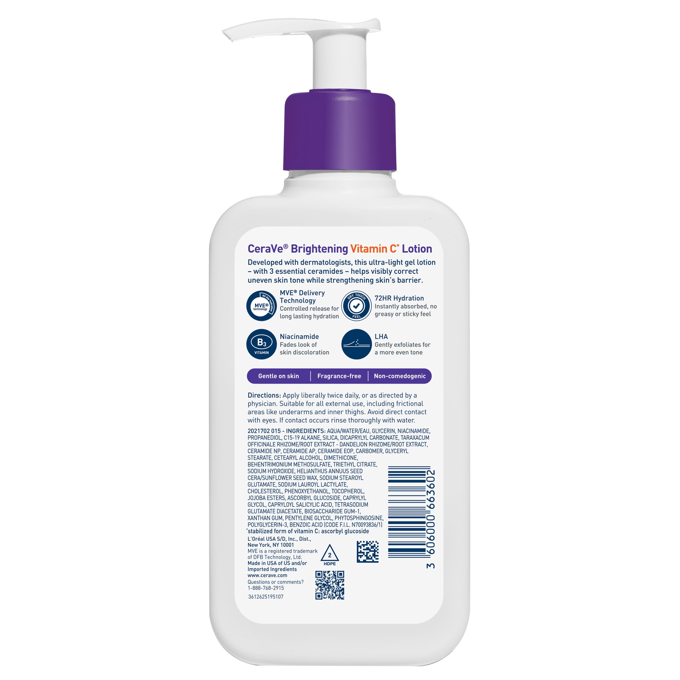 CeraVe Brightening Vitamin C Lotion Dull & Uneven Toned Skin 8 fl oz
